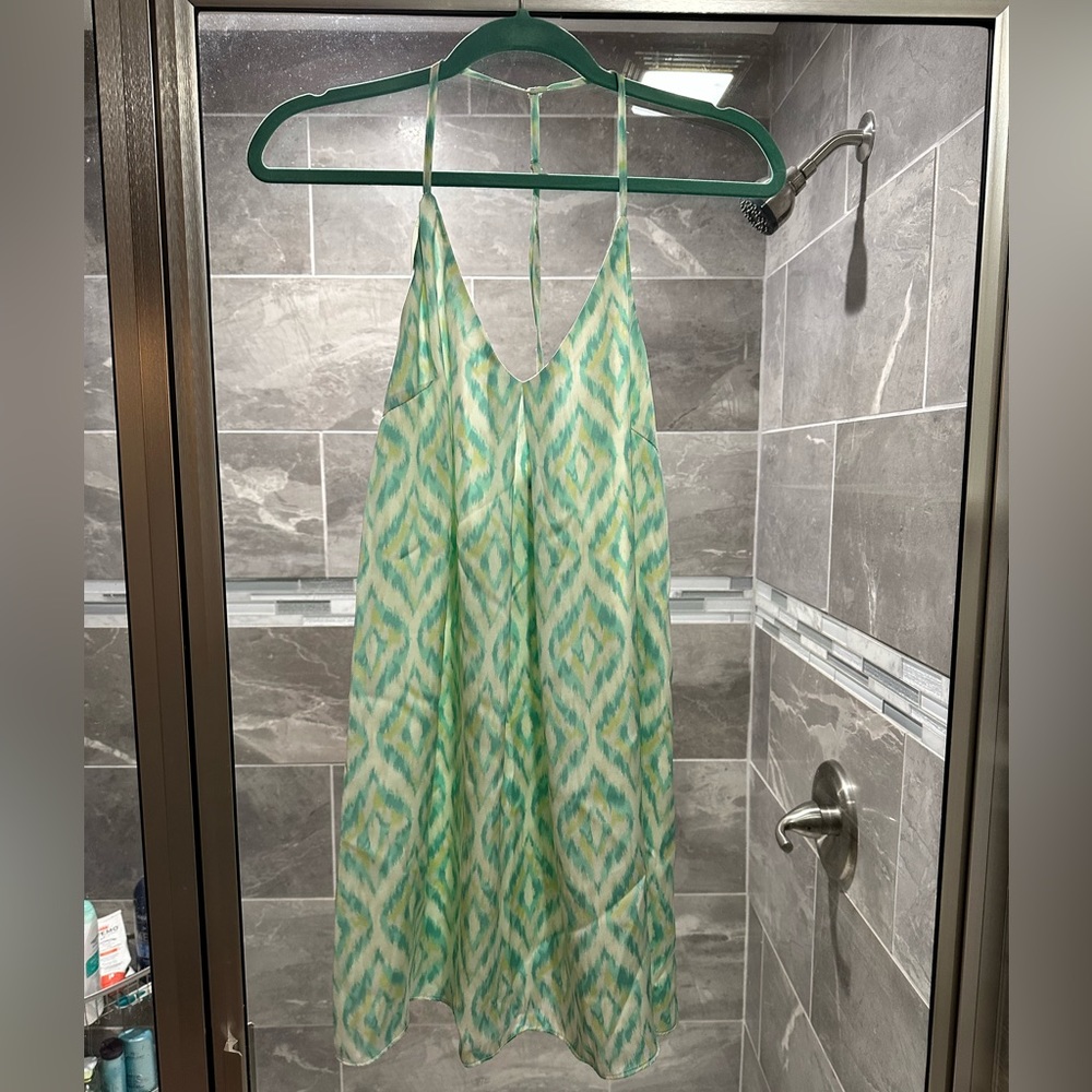 Satin Multicolor Dress